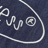  FEARLESS Oval Logo raw denim jacket 