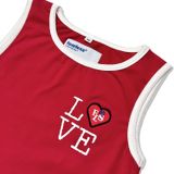  FEARLESS LOVE cropped tank top 
