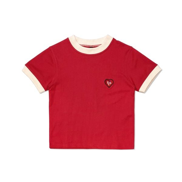  FEARLESS FLS Heart ringer croptop tee 