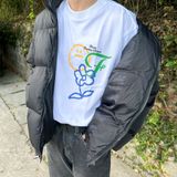  FEARLESS Flower artwork tee 