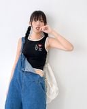  FEARLESS LOVE cropped tank top 