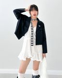  FEARLESS FLS logo croptop blazer 