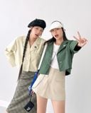  FEARLESS FLS logo croptop blazer 