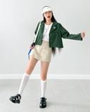  FEARLESS FLS logo croptop blazer 