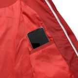  FEARLESS Oval Logo kaki zip jacket 