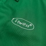  FEARLESS Oval Logo kaki zip jacket 