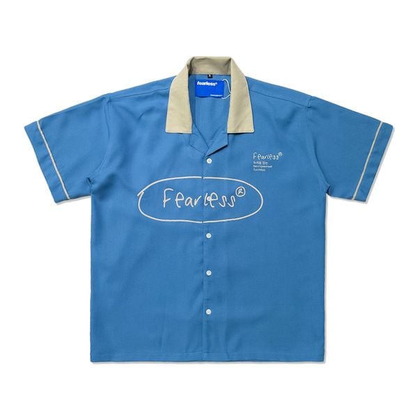 FEARLESS Oval Logo bowling shirt 