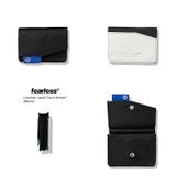  FEARLESS leather label card holder 