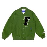  FEARLESS F Logo basic varsity jacket 