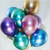  Bong bóng cao su chrome (Metallic balloons) nhiều màu 
