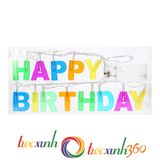  DÂY ĐÈN LED HAPPY BIRTHDAY DÙNG PIN MÀU VÀNG ẤM 