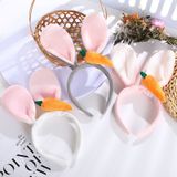  Cài tóc tai thỏ cà rốt 