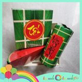  Set dưa hấu bánh chưng bánh tét trang trí tết bằng giấy ( Lớn) 