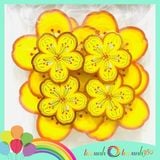  Set hoa mai giấy nổi trang trí Tết - 4 cái lớn 