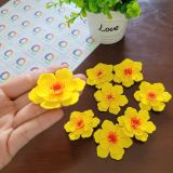  Hoa mai mút nhuỵ nổi trang trí tết size 5cm (8 cái) 
