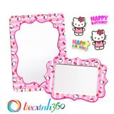  Combo 2 khung hình giấy để bàn hình kitty 