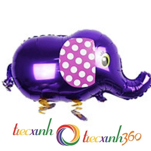  Bong bóng trang trí hình động vật cho bé - Voi (50cm) 