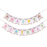  Dây chữ Happy Birthday chủ đề Unicorn trang trí sinh nhật 