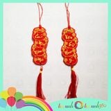  Set 5 phụ kiện nỉ nhung treo trang trí Tết (ngẫu nhiên) Mẫu ankhangthinhvuong 4 x 9 cm 