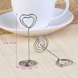  2 kẹp xoắn trang trí hình trái tim 