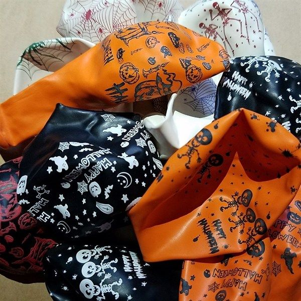  Bong bóng cao su Halloween mix màu 