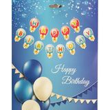  Dây treo sinh nhật bong bóng Happy Birthday 