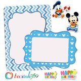  Bộ 2 khung hình giấy để bàn trang trí sinh nhật - mickey 