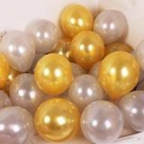  Bong bóng cao su mix vàng - bạc gói 30 cái 