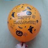  Bong bóng cao su trang trí Halloween-Màu cam 10 cái 