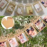  Dây treo hình 12 tháng trang trí thôi nôi sinh nhật cho bé 