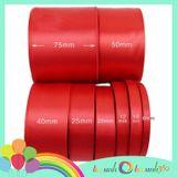  Ruy băng vải trang trí tết, noel màu đỏ 1cm 2cm 4cm 