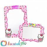  Combo 2 khung hình giấy để bàn hình kitty 