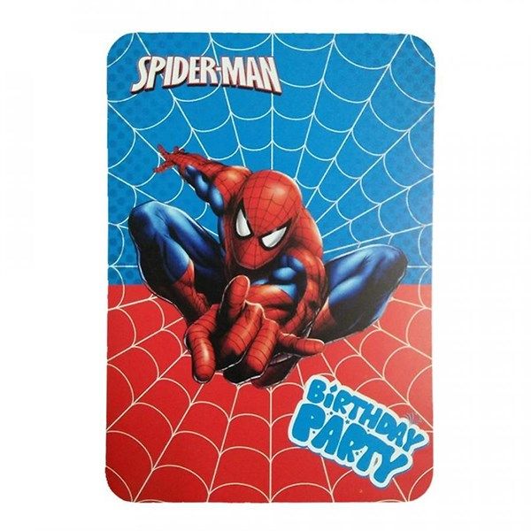  Thiệp 10 sinh nhật Spider man 