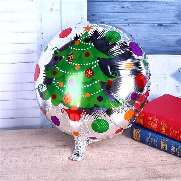  Bộ bong bóng trang trí giáng sinh Merry Christmas hộp quà nhỏ 