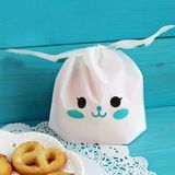  10 túi quà cột tai smile bunny - Xanh 