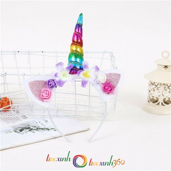  BĂNG ĐÔ CÀI TÓC SỪNG UNICORN - nhiều màu 