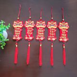  Set 5 phụ kiện nỉ nhung mẫu lân chúc tết 