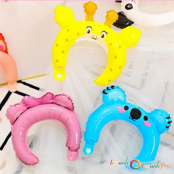  Combo 3 bong bóng băng đô cài tóc (mẫu ngẫu nhiên) 