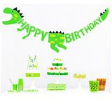  Dây chữ Happy Birthday trang trí sinh nhật hình khủng long 