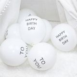  Bong bóng cao su trang trí Happy Birthday to you gói 10 cái 
