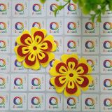  Hoa mai mút dẻo kiểu kim tuyến đỏ trang trí tết size 8cm (2 cái) 