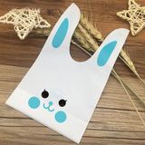  10 túi quà cột tai smile bunny - Xanh 