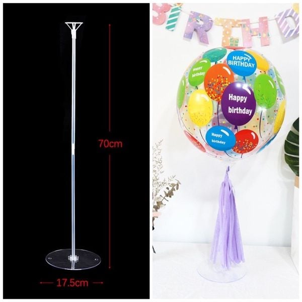  Bộ que gắn bong bóng có đế 70 cm (1 nhánh đế trong) 
