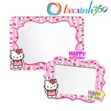  Combo 2 khung hình giấy để bàn hình kitty 