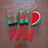  Dưa hấu bánh tét bánh chưng treo trang trí tết 