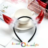  CÀI TÓC SỪNG ÁC QUỶ - ĐỎ 