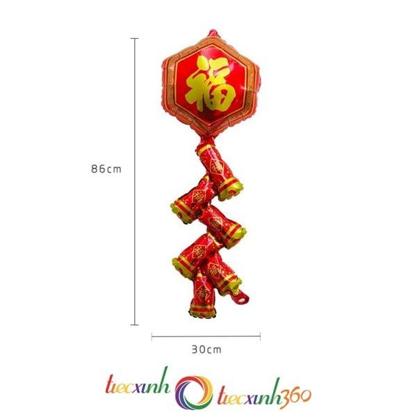  BONG BÓNG TRANG TRÍ TẾT HÌNH DÂY PHÁO 