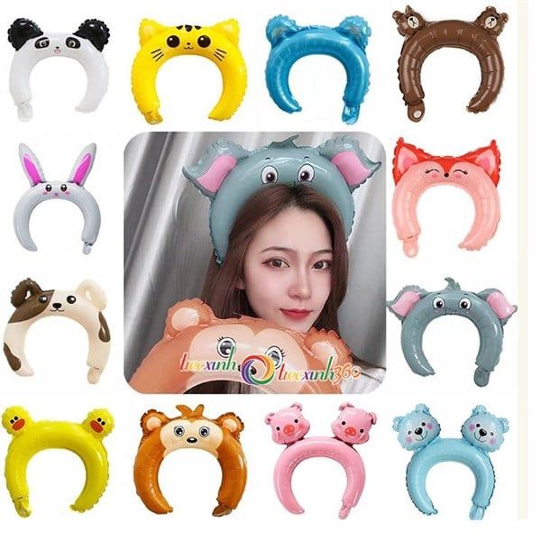  Combo 3 bong bóng băng đô cài tóc (mẫu ngẫu nhiên) 