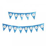  Dây treo Happy Birthday tam giác kim tuyến - Xanh 