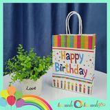  02 túi giấy đựng quà cho tiệc sinh nhật (15 x 21 x 8 cm) 